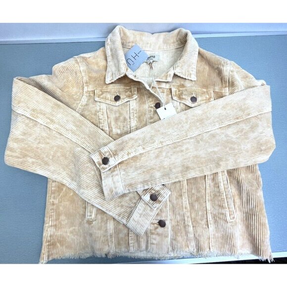 BESTTO Corduroy Jacket Women’s Medium Cropped Size Medium - Picture 9 of 15